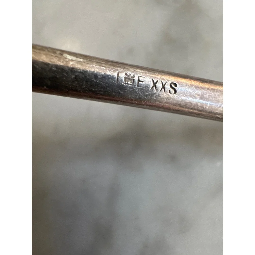 Antique AF Towle & Son Silverplate Cream Ladle Engraved Nellie XXS Pre-1902